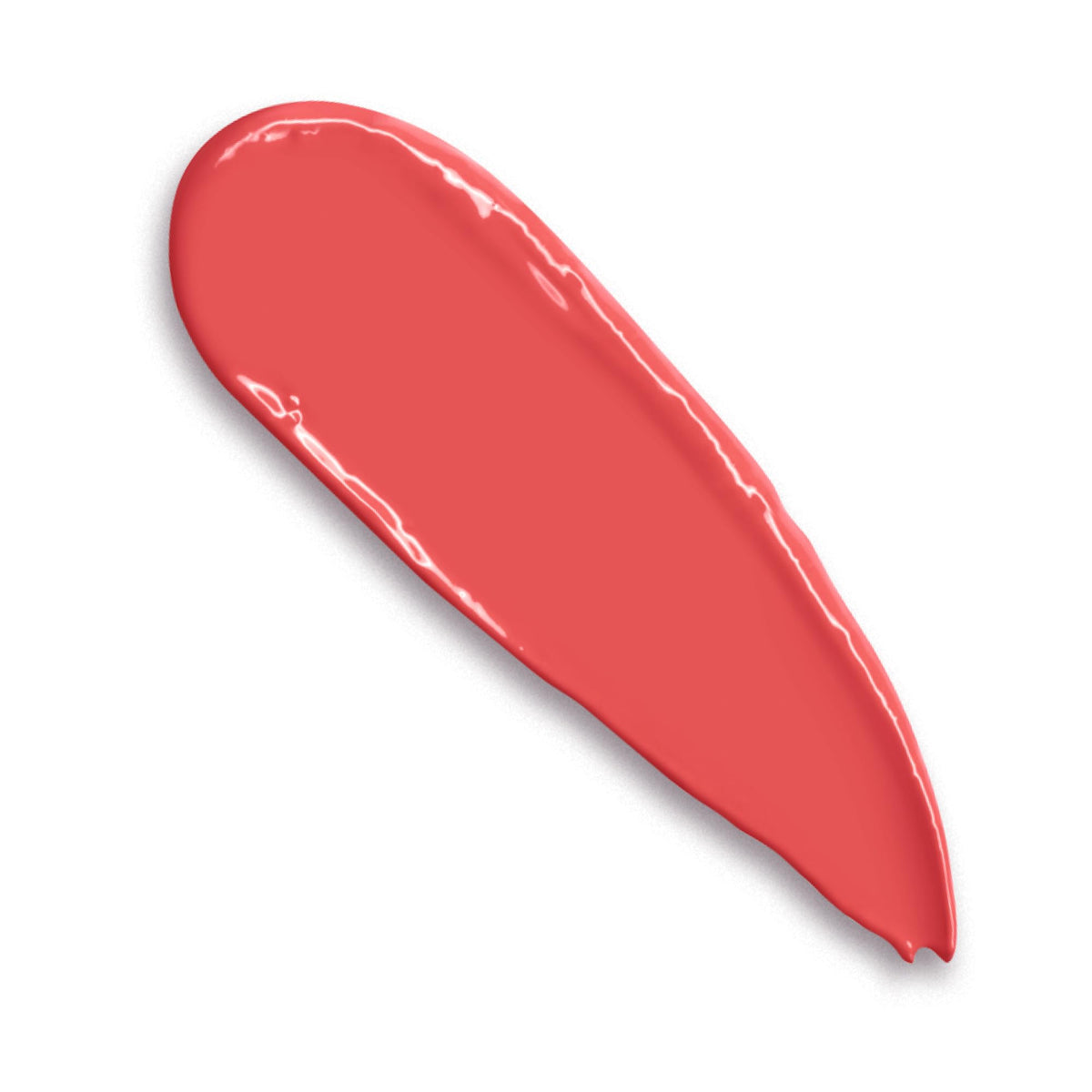 Charlotte Tilbury Coral Kiss open cap close-up revealing branded bullet and smooth tip for precise application