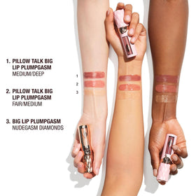 Charlotte Tilbury macro of crystal glow pigments showing light-reflecting, 3D effect