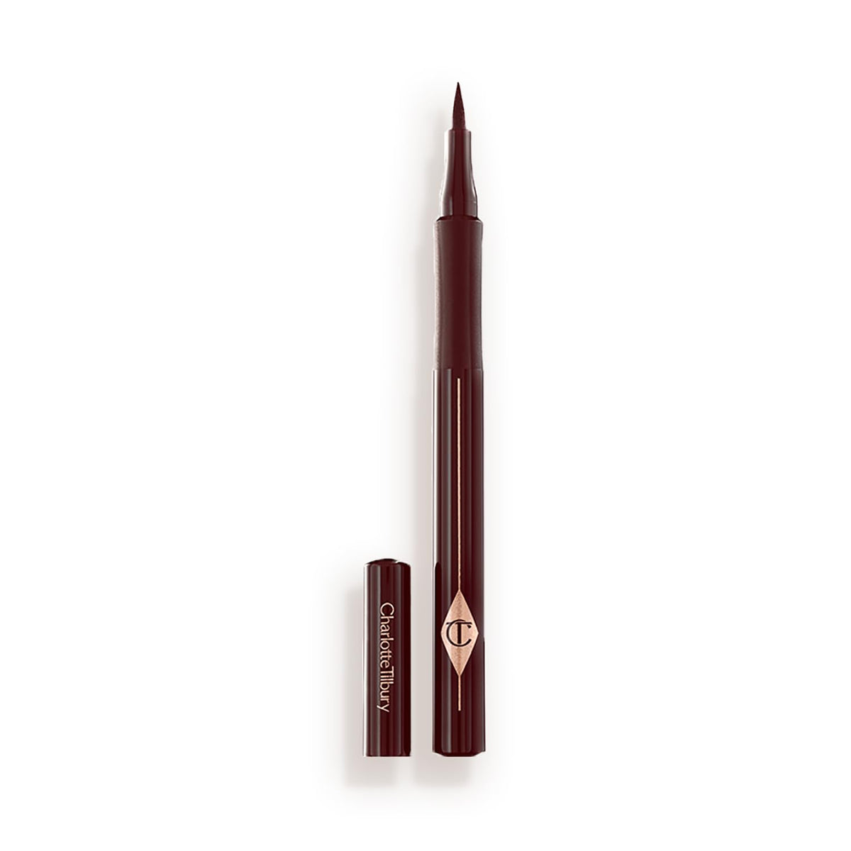 Charlotte Tilbury front packaging showing pen and branding for elegant storage