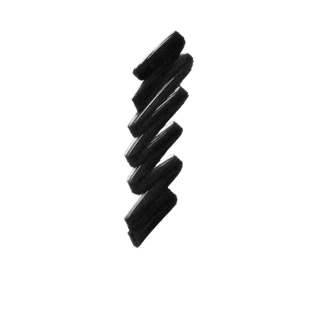 Charlotte Tilbury Feline Flick tip close-up highlighting brush-like felt tip for controlled, sharp lines