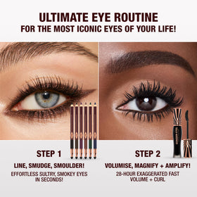 Charlotte Tilbury Fig Smoulder used on the waterline for intensified bedroom-eye effect