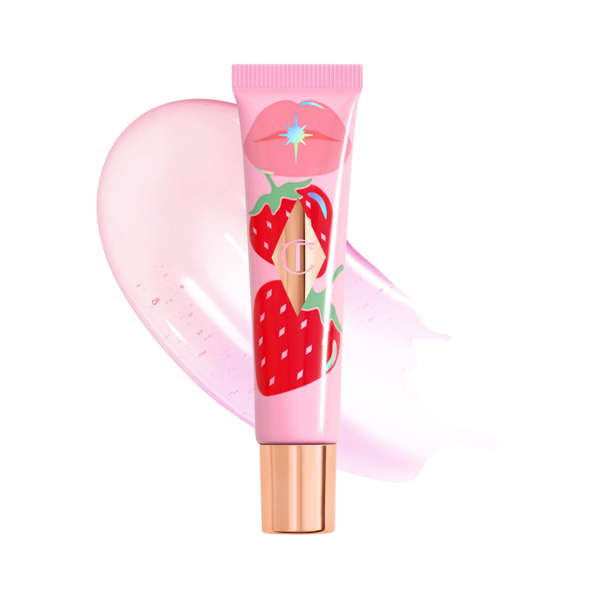Charlotte Tilbury front packaging showing healthy glow nectar and high-shine benefit