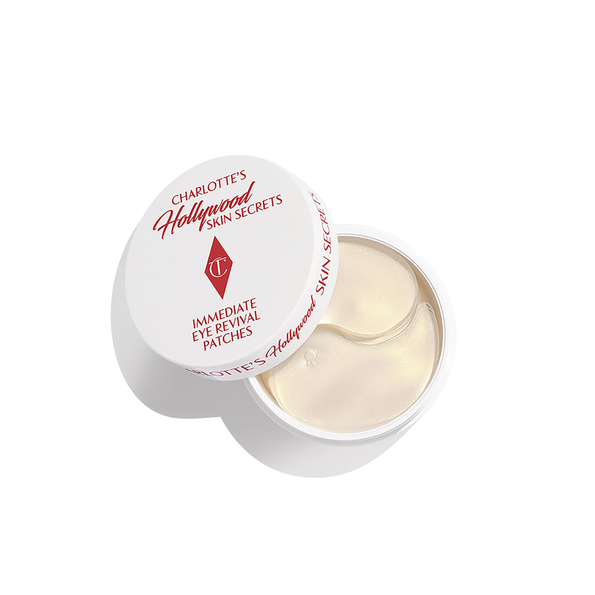 Charlotte Tilbury front packaging showing jar benefits and elegant branding