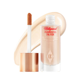 Charlotte Tilbury bottle front view showing sleek packaging and brand prestige