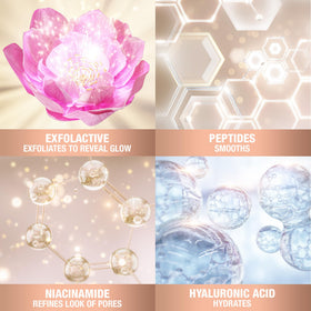 Charlotte Tilbury close-up label highlighting ingredients and clarity benefit