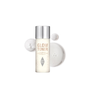Charlotte Tilbury front packaging showing mini bottle and brand, ideal travel benefit