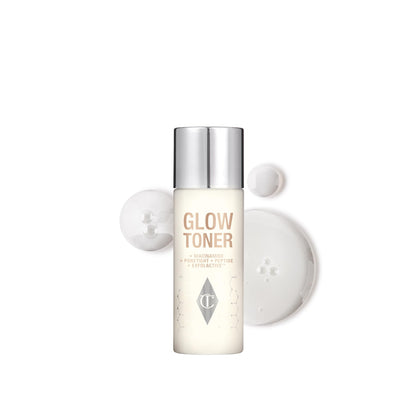 Charlotte Tilbury front packaging showing mini bottle and brand, ideal travel benefit