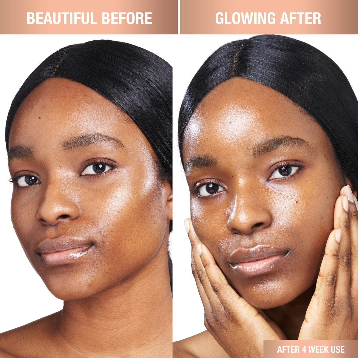 Charlotte Tilbury rose and lemon props to convey delicate scent and sensory uplift