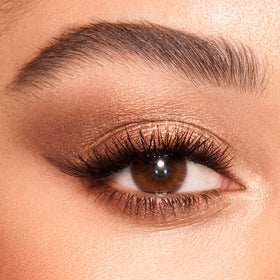 Charlotte Tilbury close-up of powder texture showing creamy pigment and blendable finish