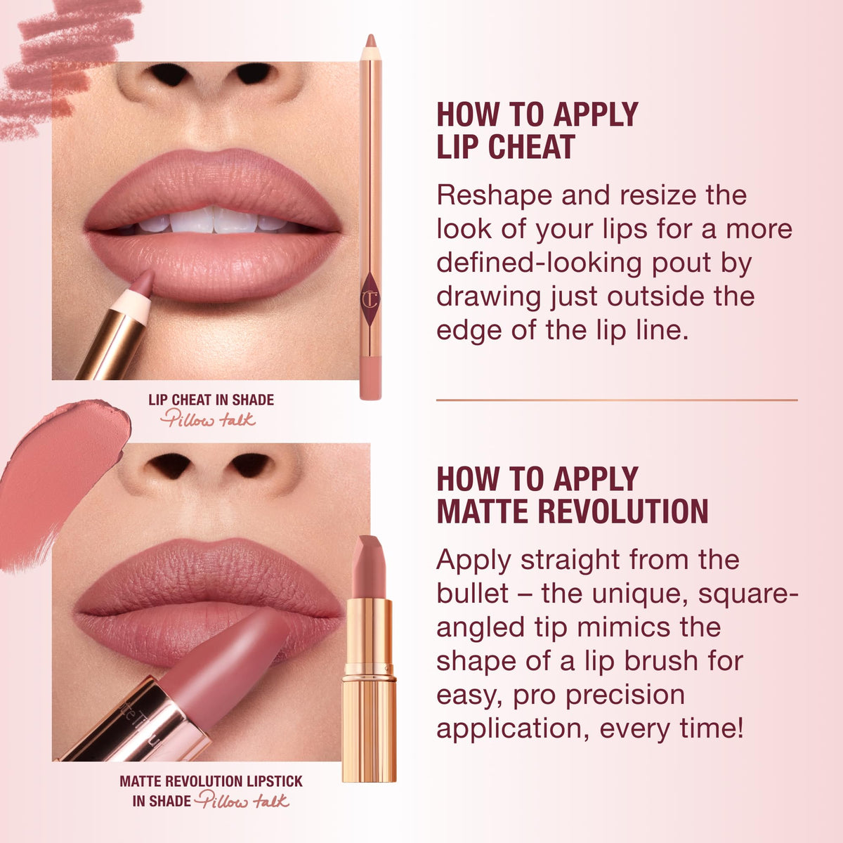 Charlotte Tilbury packaging label detail highlighting ingredients and paraben-free benefit