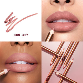 Charlotte Tilbury pencil tip close-up demonstrating precise, smooth application