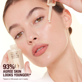 Charlotte Tilbury golden vitamin c ingredient visual representing brighter skin