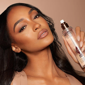 Charlotte Tilbury green tea and aloe visual representing hydrating, soothing ingredients