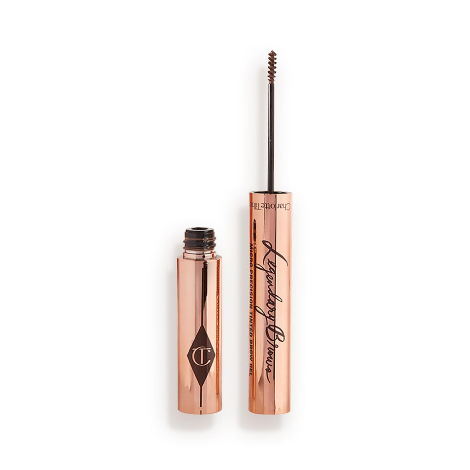 Charlotte Tilbury front packaging showing Soft Brown shade and product benefits