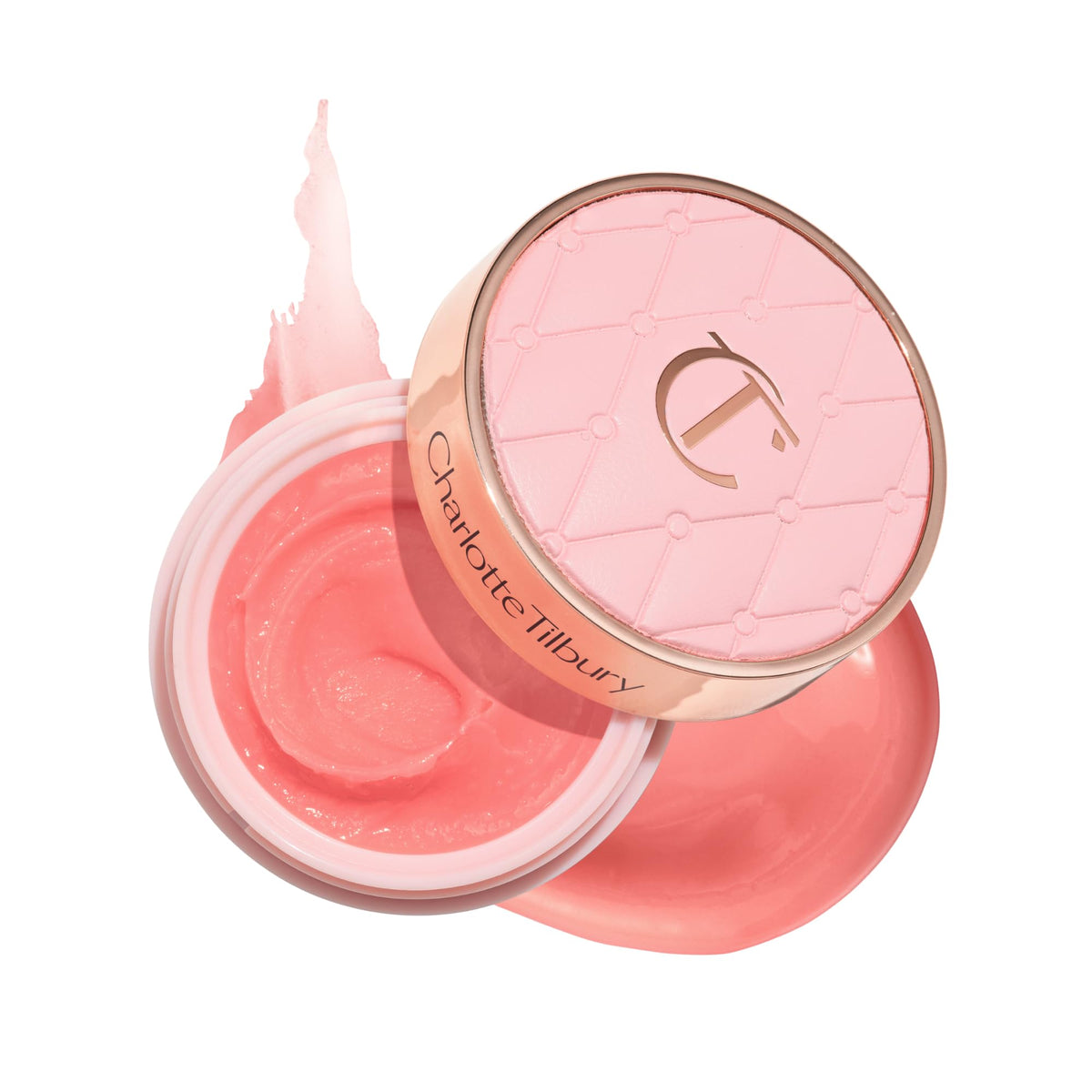 Charlotte Tilbury front jar view showcasing elegant packaging and immediate product recognition