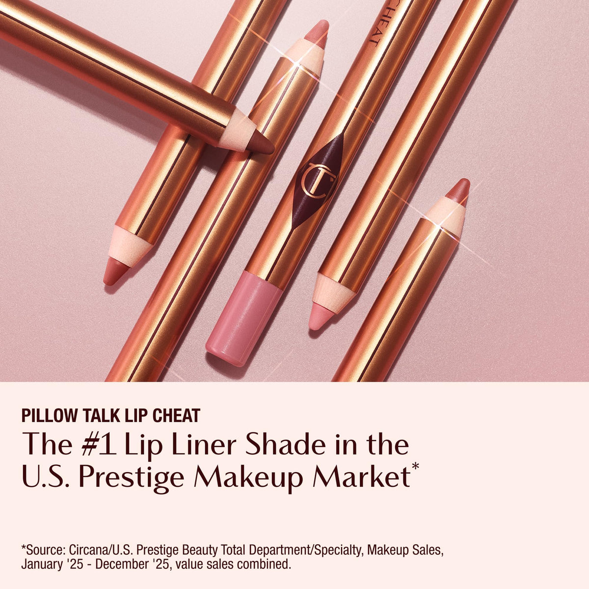 Charlotte Tilbury lip pencil texture swatched on hand highlighting moisturizing, smooth finish