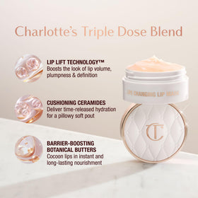Charlotte Tilbury on a nightstand to show nightly-use routine and overnight restoration support
