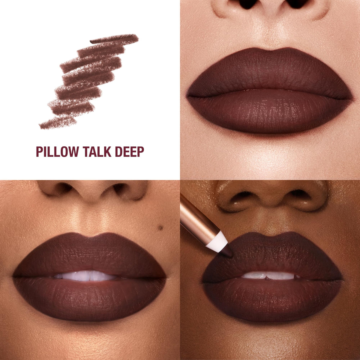 Charlotte Tilbury pencil tip close-up demonstrating precise application