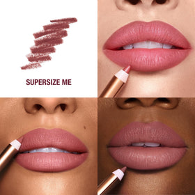 Charlotte Tilbury pencil tip close-up demonstrating smooth, precise application