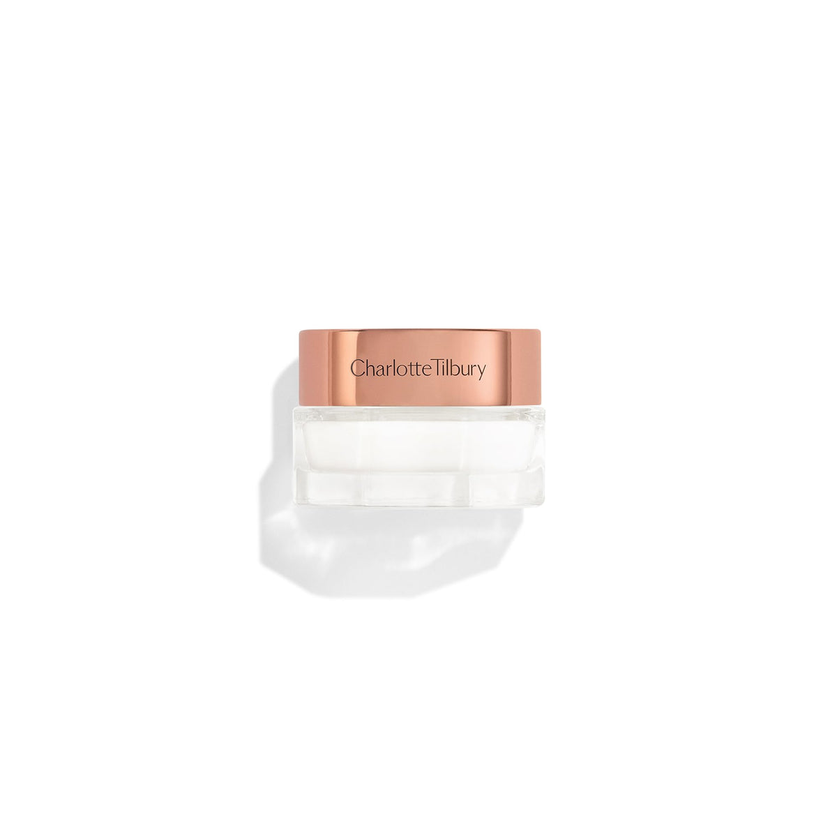 Charlotte Tilbury jar front view showing elegant packaging and instant hydration benefits
