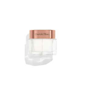 Charlotte Tilbury jar front view showing product and brand for clear identification