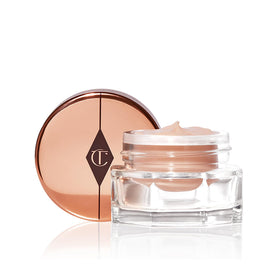 Charlotte Tilbury front packaging showing jar and label, elegant presentation benefit