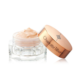 Charlotte Tilbury ingredient focus on plant stem cells and peptides, highlights firming benefit