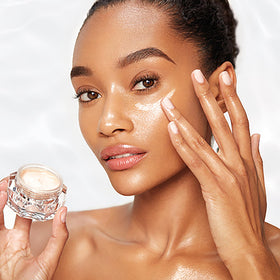 Charlotte Tilbury texture close-up of creamy formula, shows rich hydration benefit