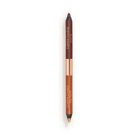 Charlotte Tilbury front packaging showing dual-ended eyeliner for easy travel and quick use