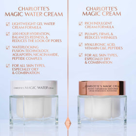 Charlotte Tilbury award display showing Marie Claire recognition and trust