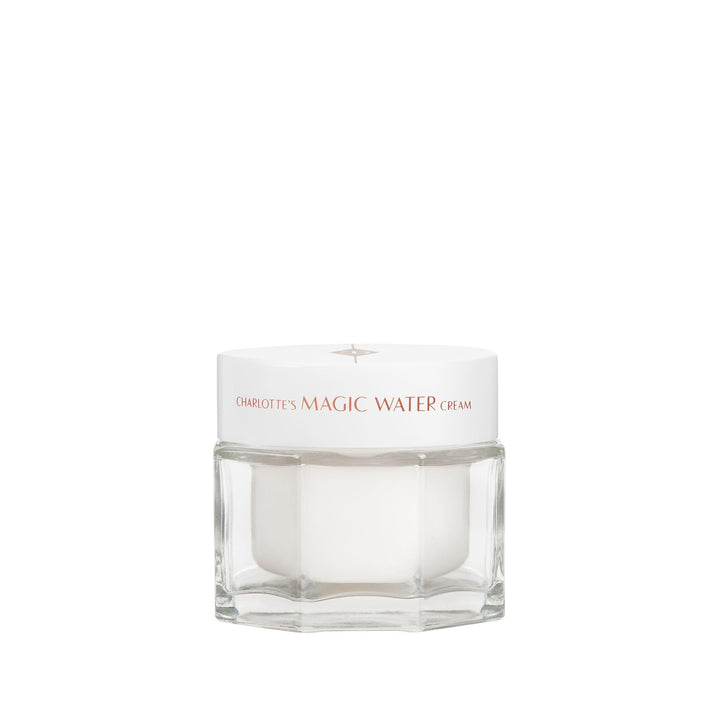 Charlotte Tilbury jar front view showing sleek packaging and travel-ready size