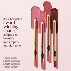 Charlotte Tilbury pencil uncapped displaying core for sharpening and use