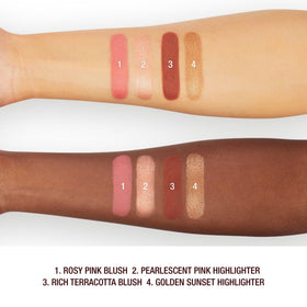 Charlotte Tilbury open compact with mirror for convenient on-the-go application