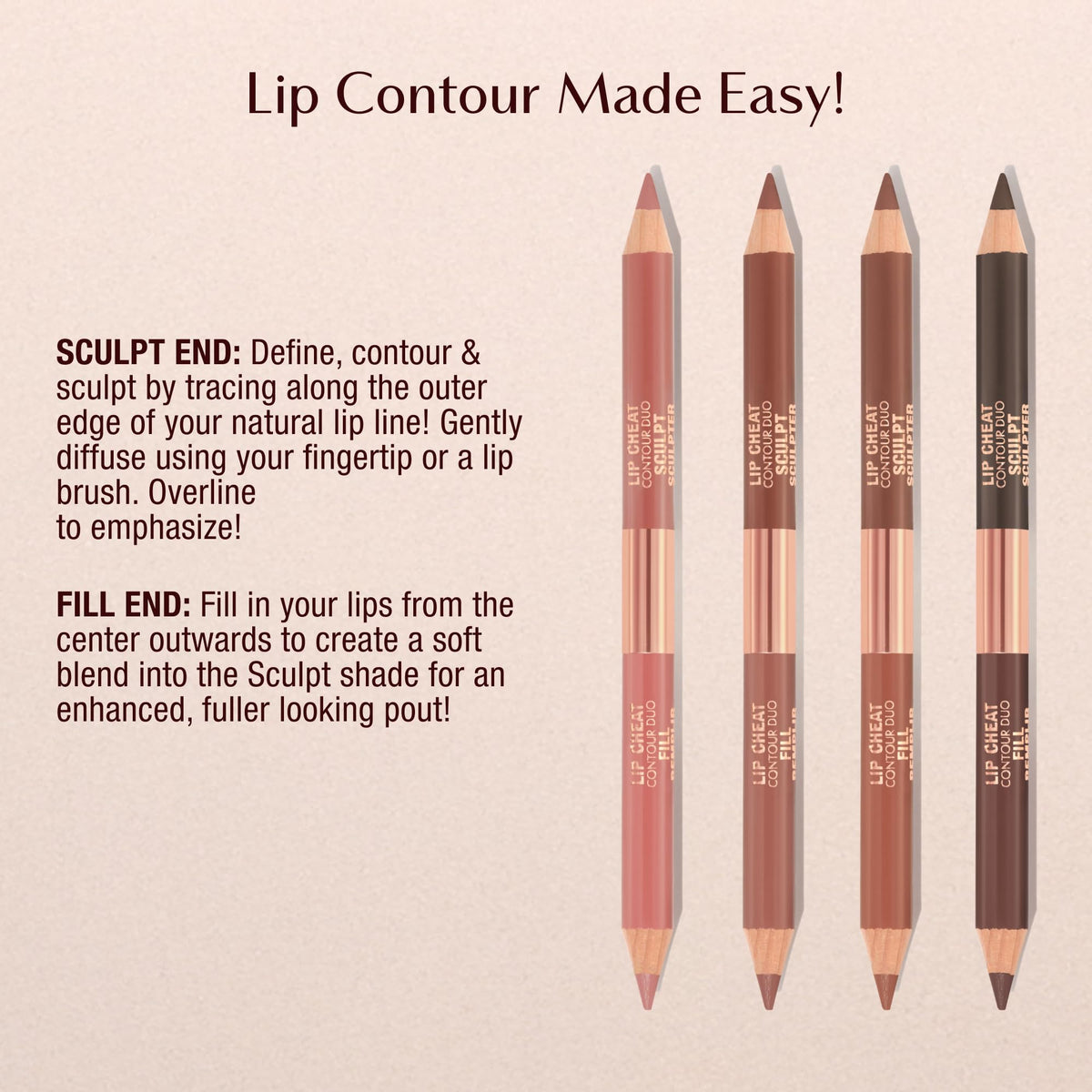 Charlotte Tilbury packaging and label view illustrating brand quality
