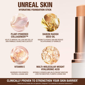 Charlotte Tilbury close-up of packaging label and ingredient highlights for informed choice