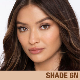 Charlotte Tilbury packaging label clear text and shade identification benefit