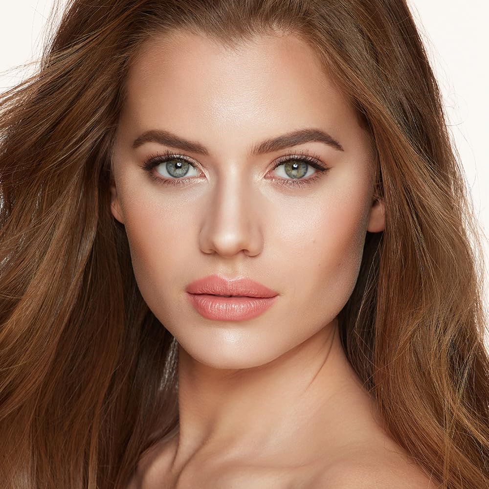 Charlotte Tilbury palette placed in a makeup bag for everyday portability and convenience