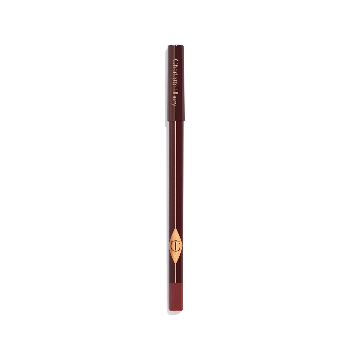 Charlotte Tilbury eyeliner in use along lash line for long-lasting definition