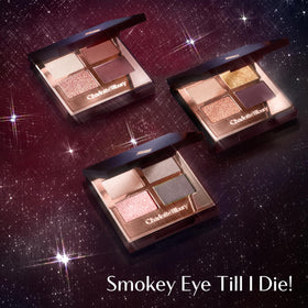 Charlotte Tilbury interior label and shade names highlighting organized application steps