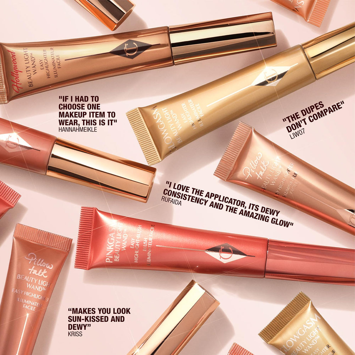 Charlotte Tilbury finished makeup look inspired by red-carpet glow and camera-ready sheen