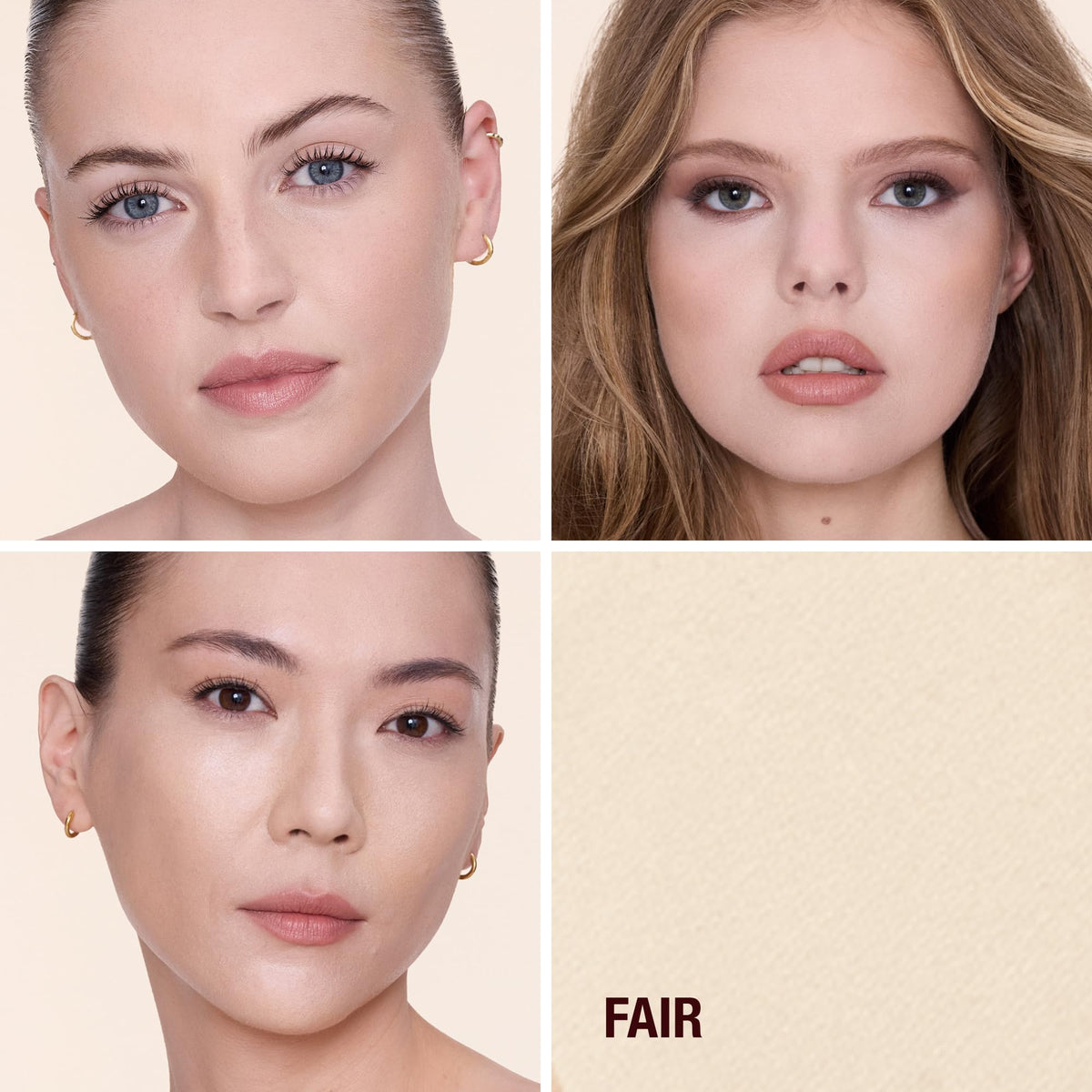 Charlotte Tilbury powder texture closeup highlighting ultra fine, blurring finish benefit