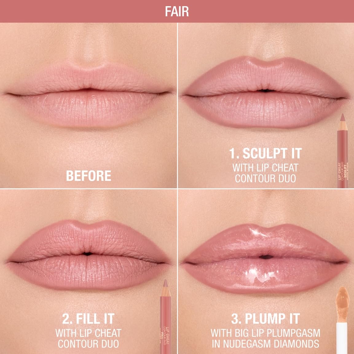 Charlotte Tilbury sculpt tip close-up highlighting precise definition