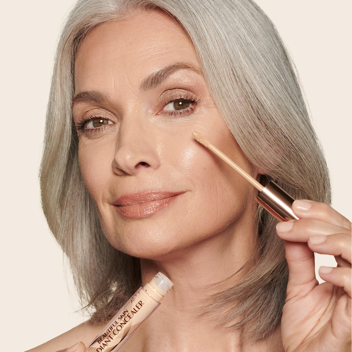 Charlotte Tilbury shade 6 bottle label visible for accurate color selection benefit