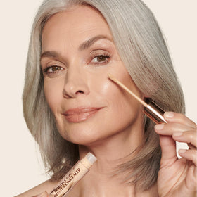 Charlotte Tilbury shade 6 bottle label visible for accurate color selection benefit