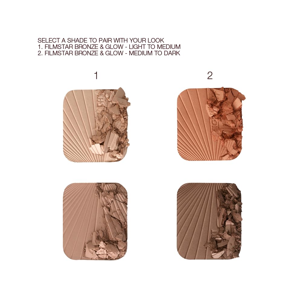 Charlotte Tilbury compact held in hand to show scale and travel-friendly size