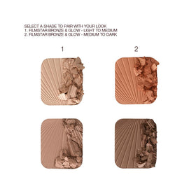 Charlotte Tilbury compact held in hand to show scale and travel-friendly size