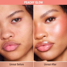 Charlotte Tilbury close-up of creamy texture highlighting hydrating, blendable finish