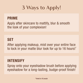 Charlotte Tilbury texture close up demonstrating pore blur and matte finish