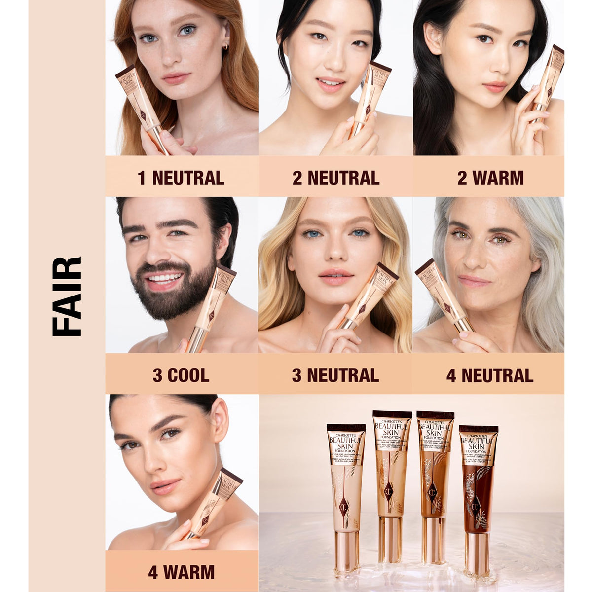 Charlotte Tilbury texture swipe on skin showing smooth blendable hydrating finish