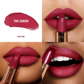 Charlotte Tilbury closeup of square bullet tip for precise application benefit